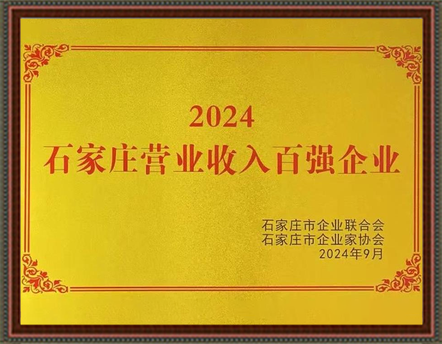 2024石家庄营业收入百强企业