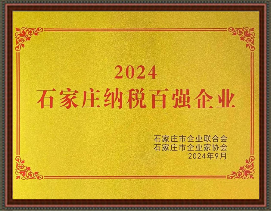 2024石家庄纳税百强企业