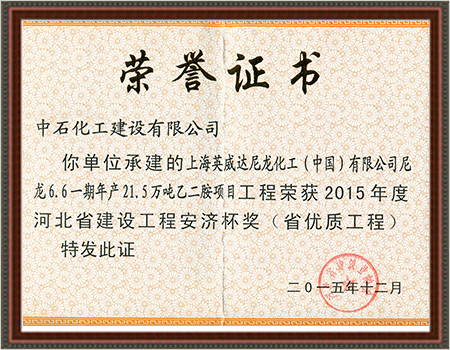 2015年上海英威达尼龙化工安济杯